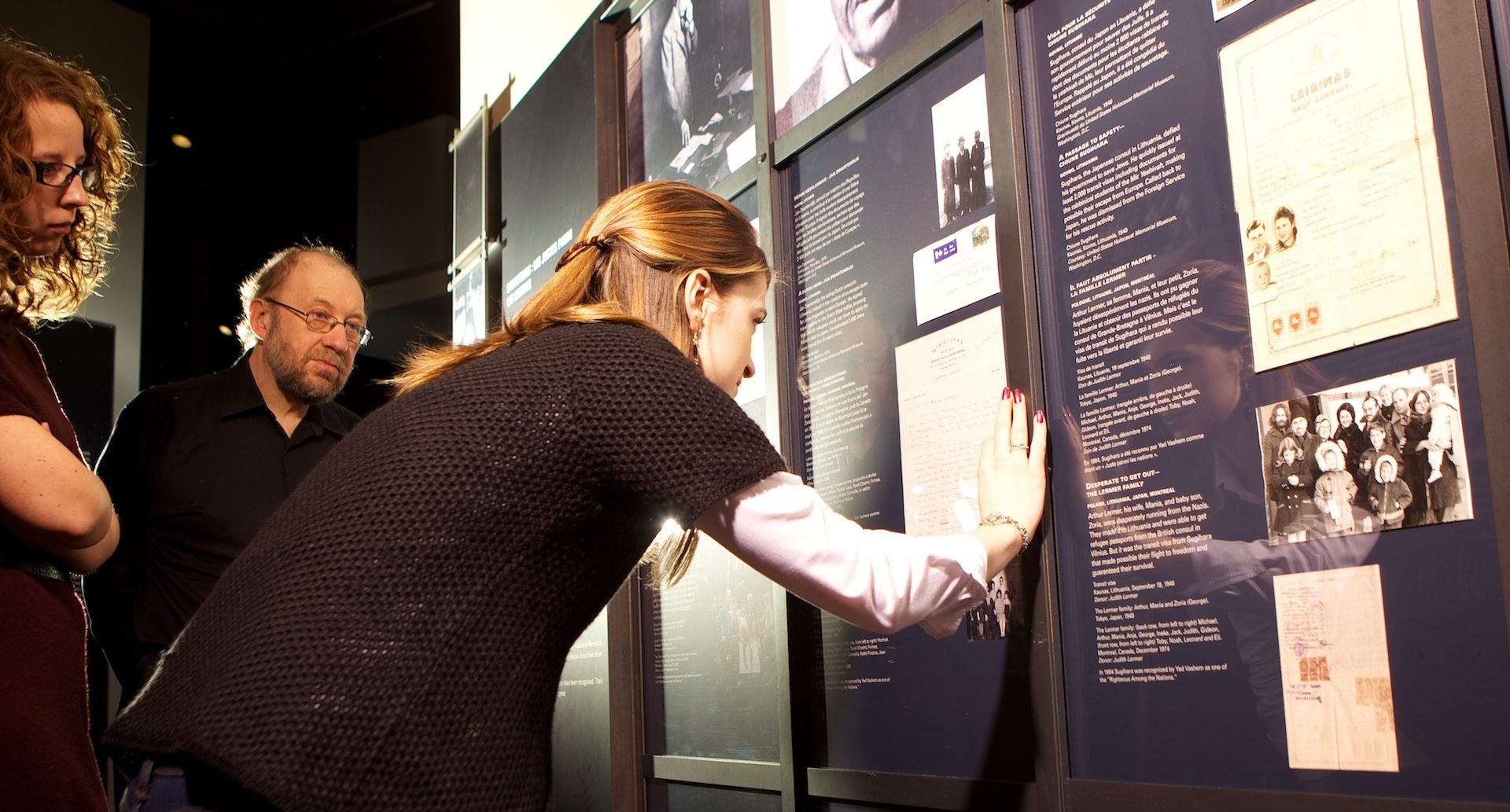 Display about the Righteous Among the Nations. Photo: Vadim Daniel