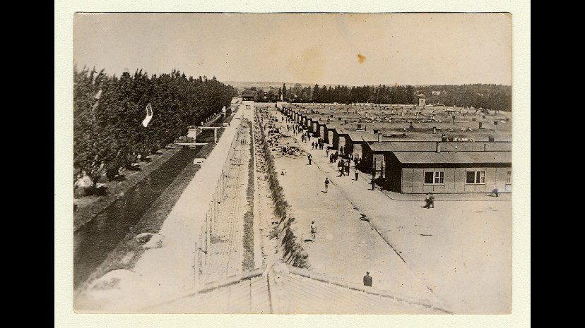 Stage 8 : Persecution. Millions of Jews were persecuted during their imprisonment in concentration camps. Dachau concentration camp, Germany. 
Source : Montreal Holocaust Museum