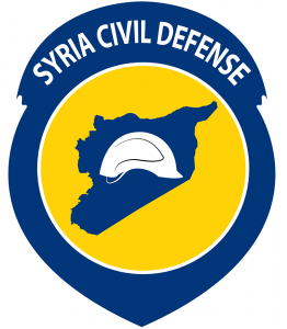Casques blancs logo